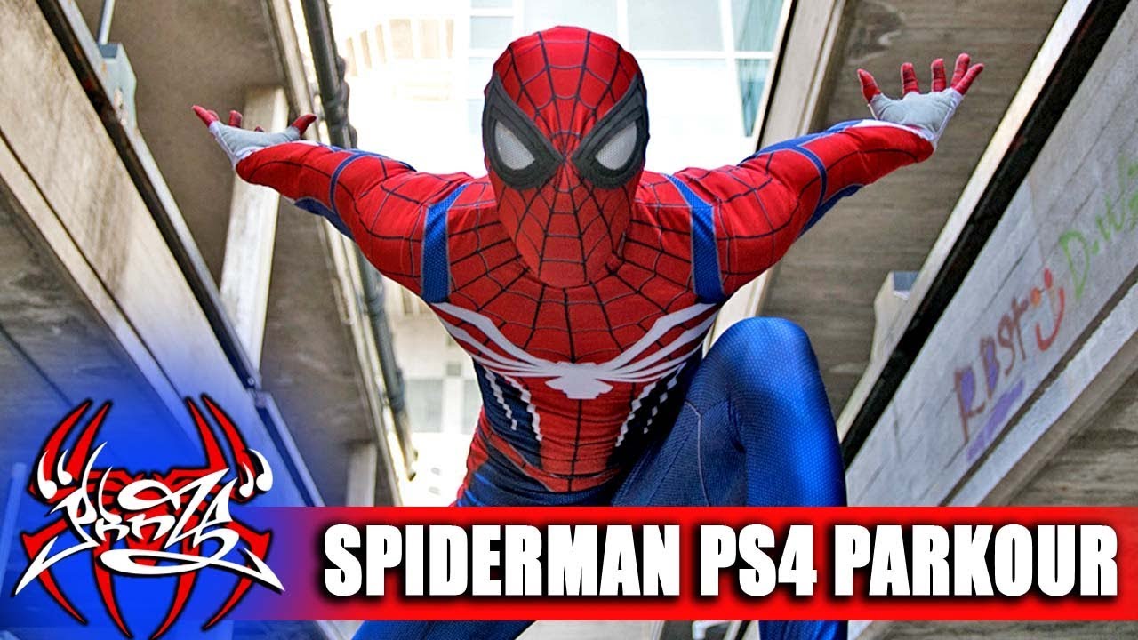 SPIDERMAN PS4 PARKOUR in Real Life!