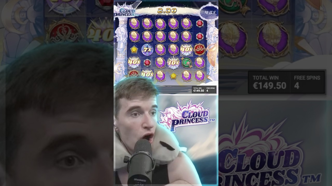 CLOUD PRINCESS X96 MULTIPLIER CRAZY WIN 🔥🤑 ! CRAZYDOMME HIGHLIGHTS #slots #casino #bigwin