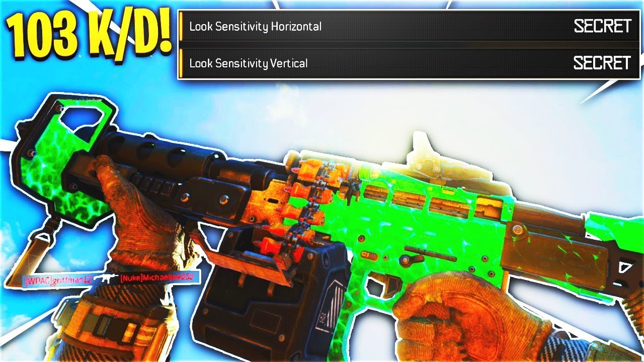LOW SENSITIVITY = GODLY AIM... (103 K/D GAMEPLAY) - COD BO4