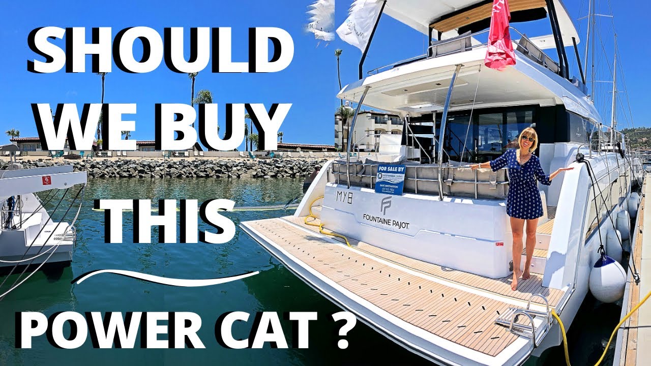 $ 1,140,000 2020 FOUNTAINE PAJOT MY 40 WALKTHROUGH & SPECS Liveaboard Power CATAMARAN Yacht Tour