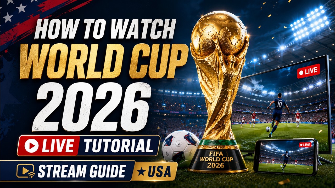 Fifa World Cup 2026 Stream - How To Watch Fifa World Cup 2026 Live *Tutorial*