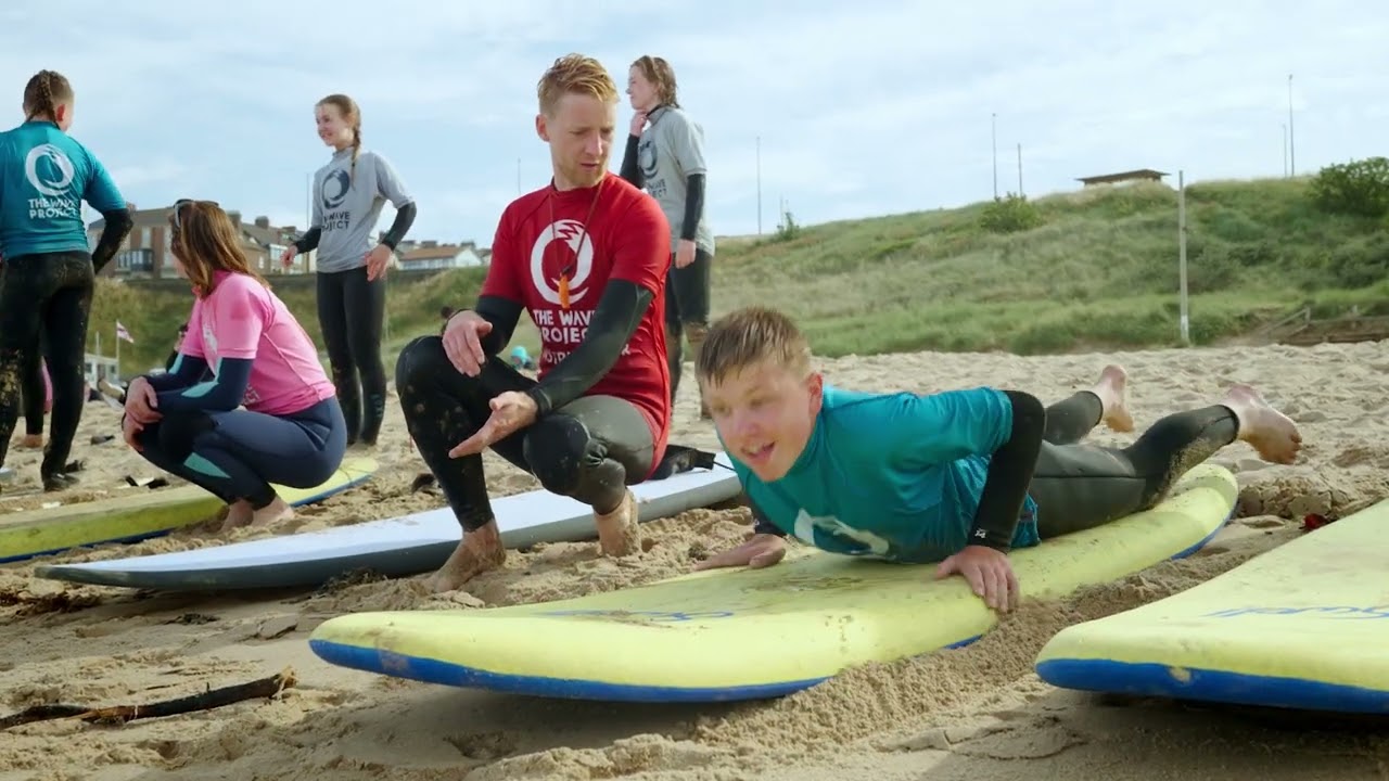 LNER | Surfing to support positive mental health in young people