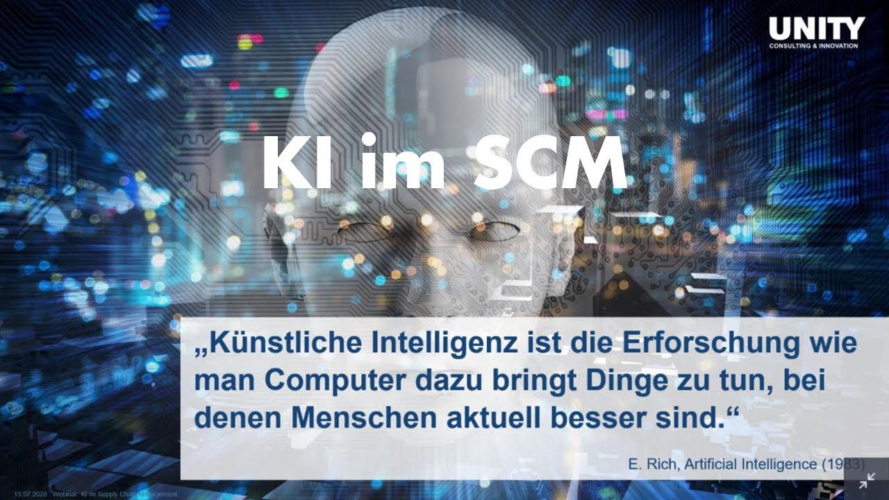 Online Seminar: Künstliche Intelligenz im Supply Chain Management