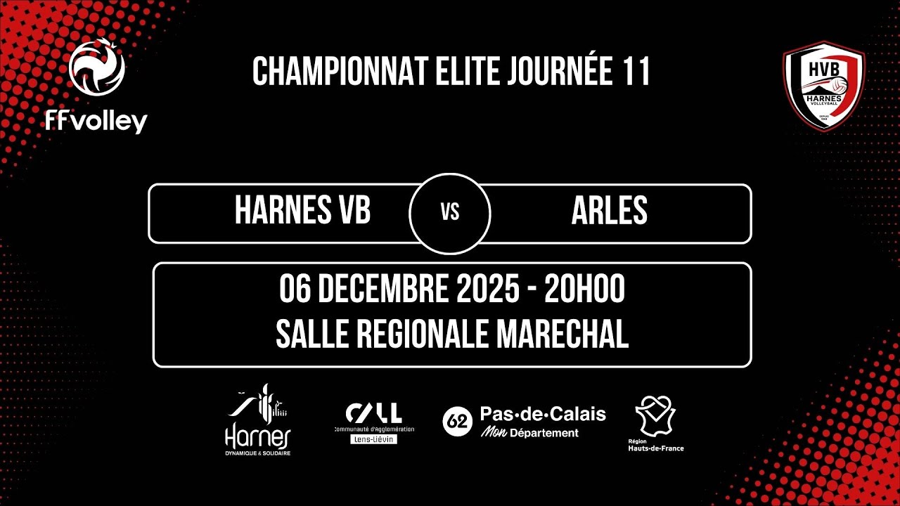 Harnes VB / VB Arlesien (🏐🇫🇷 Elite 25/26 J11)