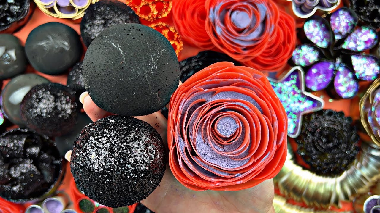 |Crushing soap boxes| Clay cracking | Soap roses