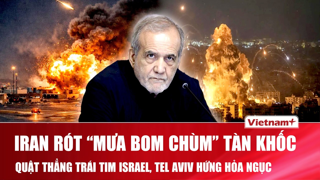 Thời sự Quốc tế tối 2/4: Iran r&oacute;t &ldquo;mưa bom ch&ugrave;m&rdquo; quật thẳng tr&aacute;i tim Israel, Tel Aviv hứng hỏa ngục