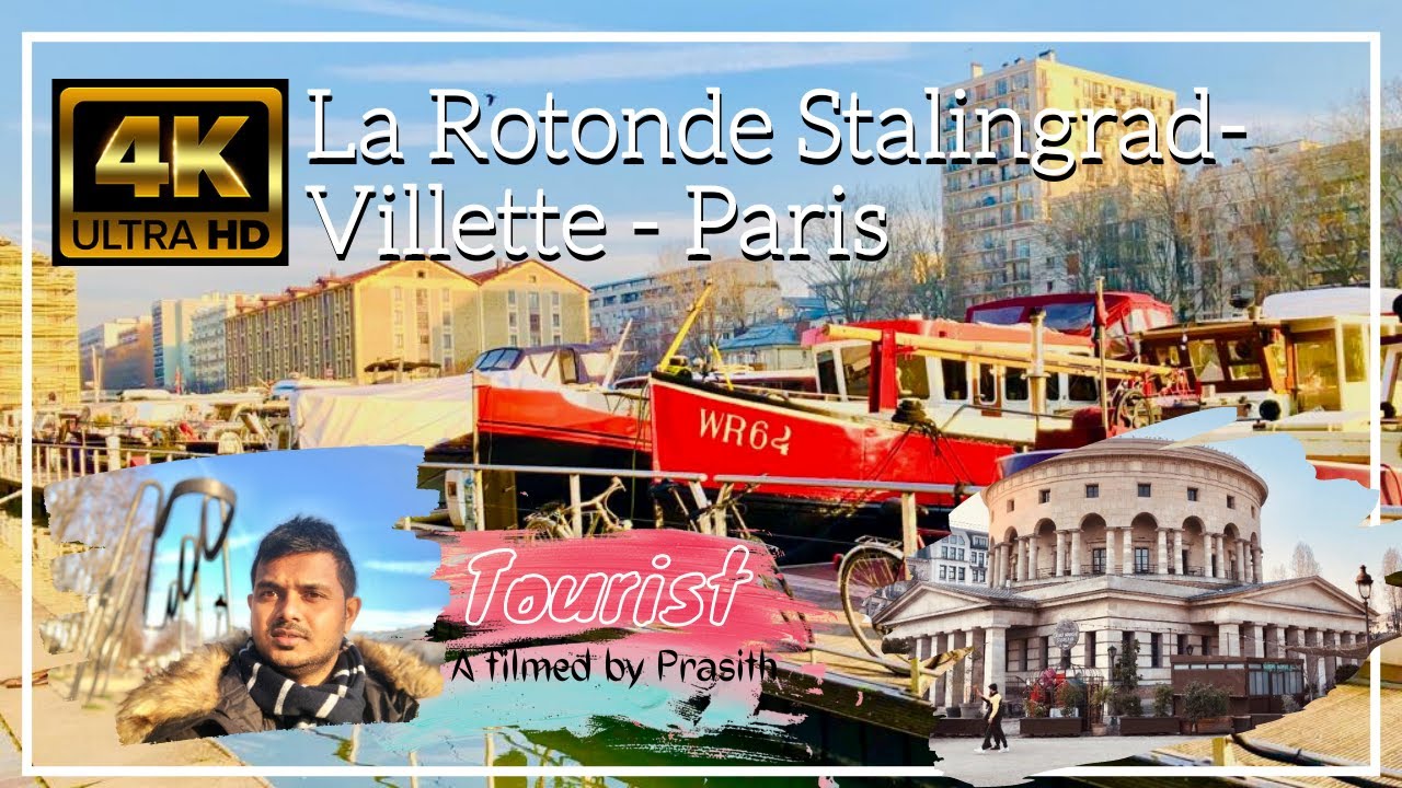 Paris | France 🇫🇷 4k | Villette | la Villette parc de la villette | walking tour | 4k video