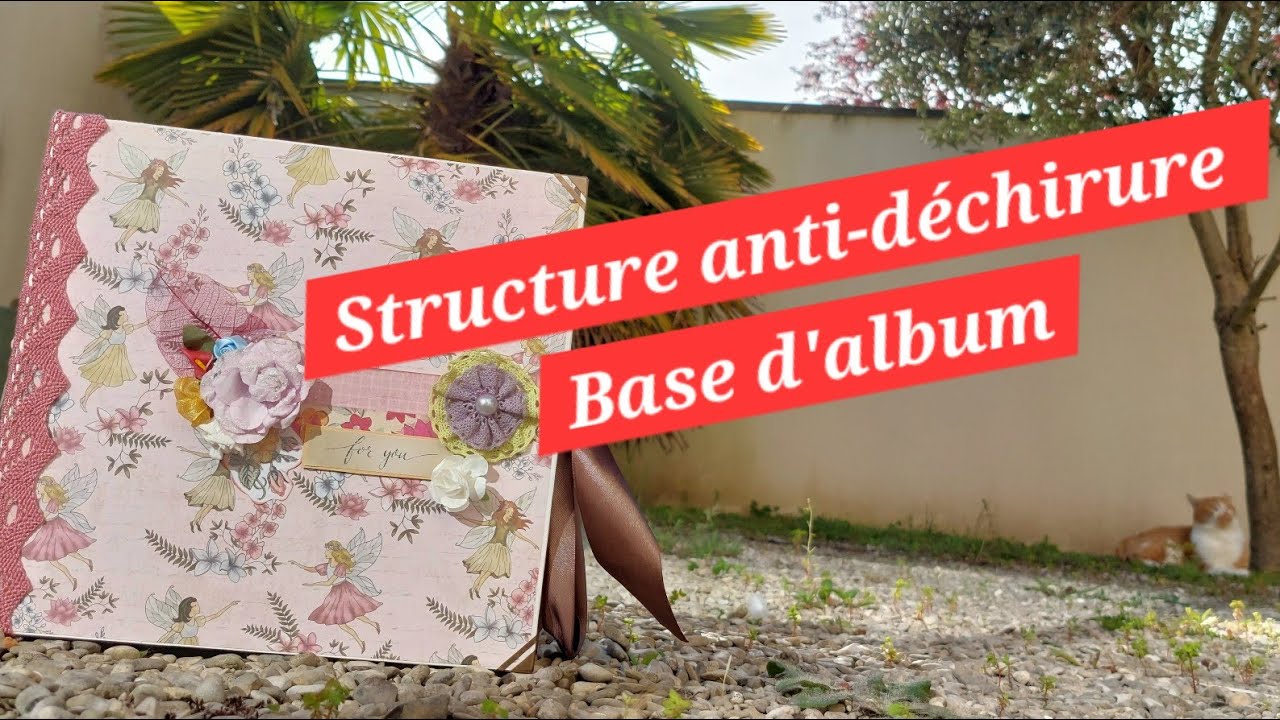 Tuto complet structure antidechirure d'album débutant ou non #tuto #scrapbooking #album #facile