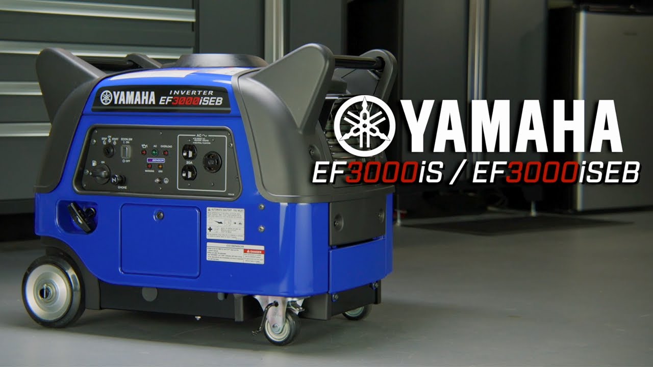 Yamaha EF3000iS and EF3000iSEB Inverter Generators with Carbon Monoxide Detection