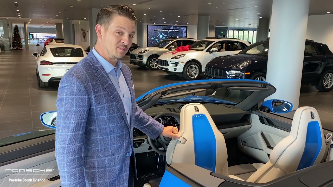 Porsche South Orlando Presents The 2022 Carrera S Cabriolet | Shark Blue Available In Orlando, FL.