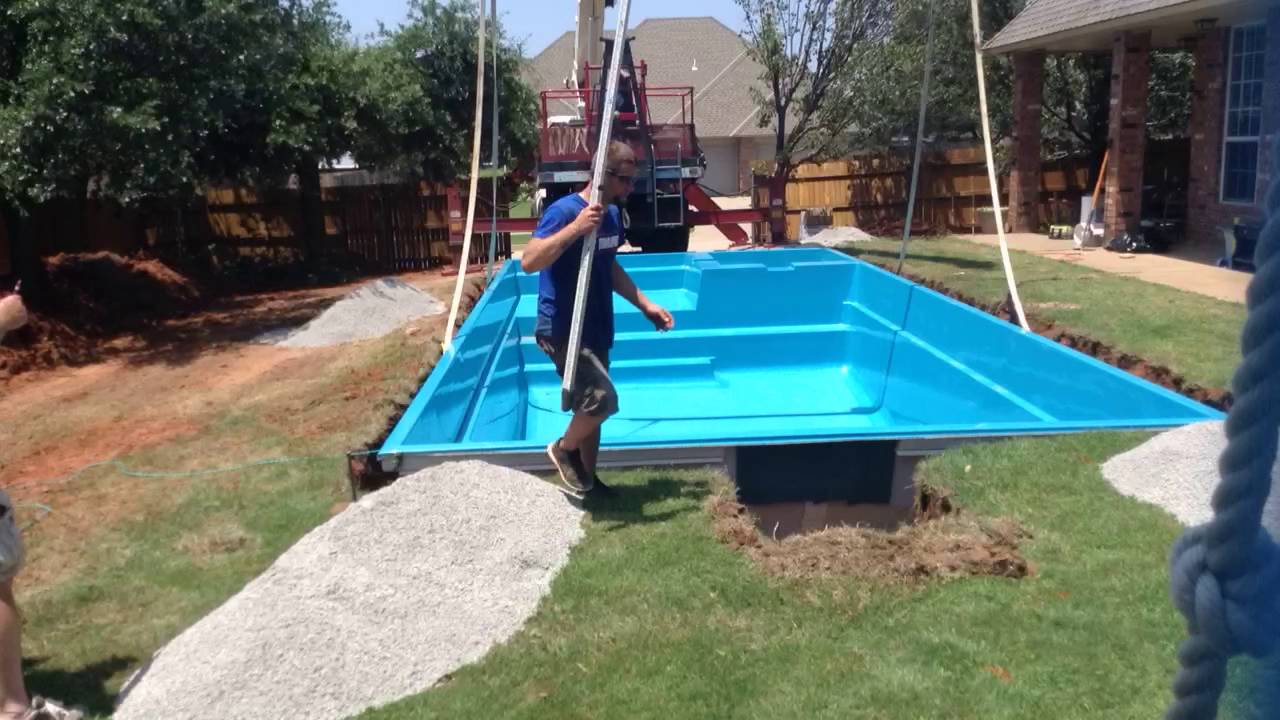 Leisure Pools Ultimate Fiberglass Pool Installation