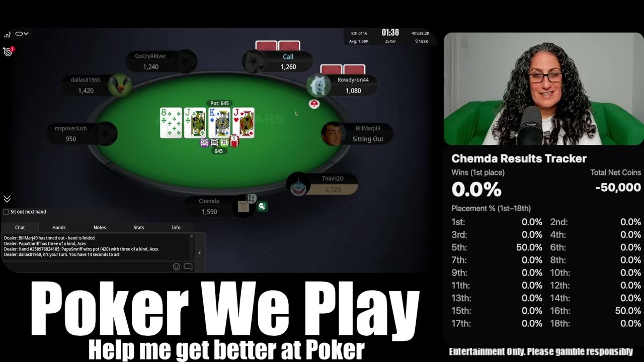 Poker We Play - Chemda - 0%  Down 50,000