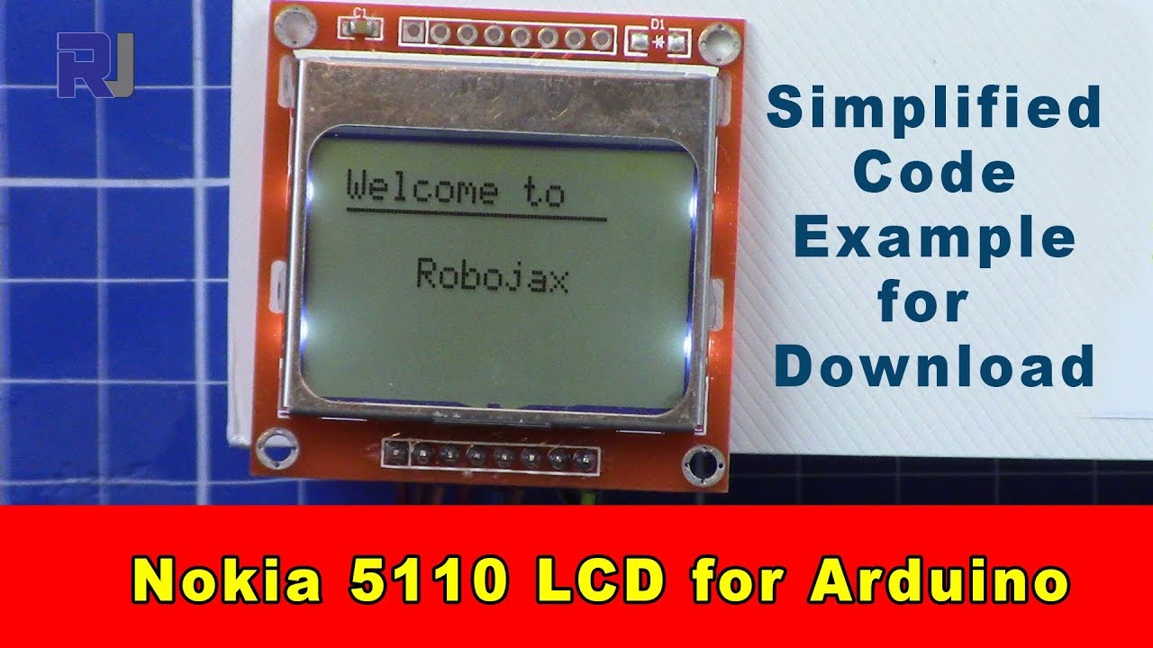 How to  use Nokia 5110 LCD Screen with Arduino RJT66