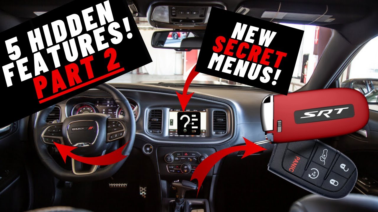 5 HIDDEN FEATURES/SECRETS for the Dodge Charger PART 2! (Tips and Tricks)