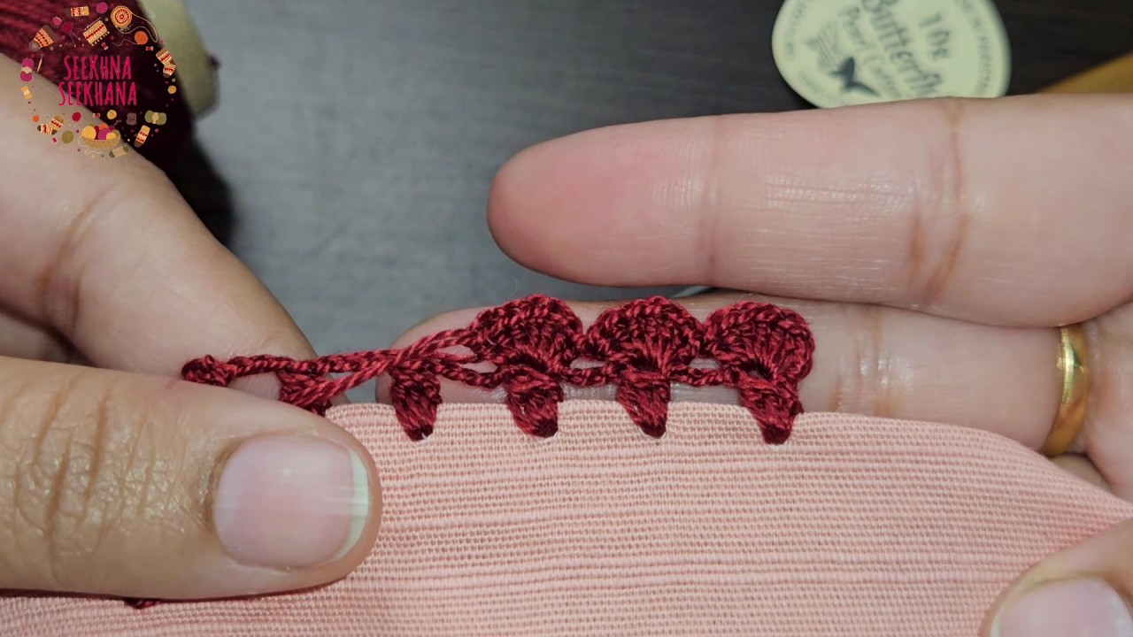 Beautiful crochet lace design for elegant look and make your outfit perfect for eid/Qureshia lace