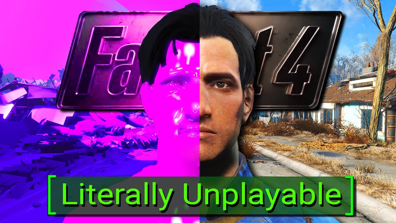 I Deleted EVERY Texture in Fallout 4!