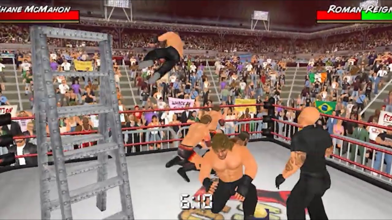 D.I.W Monday Night Raw: The Shield v Mat Dickie, Newbie Nate, & Shane McMahon 6 Man Tornado Tag Team