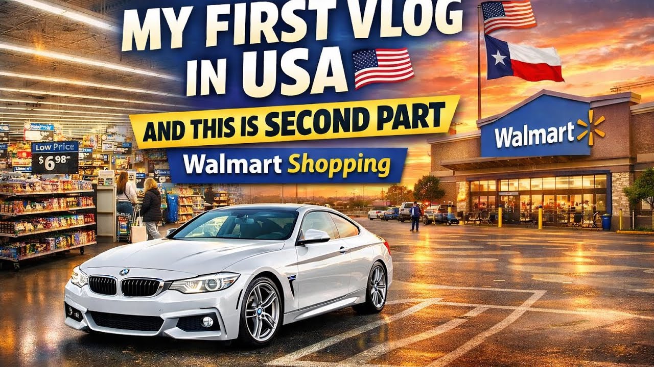 My First Vlog in USA 🇺🇸 | Walmart Shopping – SECOND PART | Like 👍 Subscribe 🔔 #rajabfamily  #vlog 