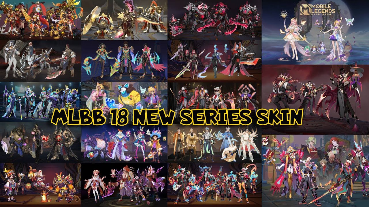 UPCOMING 18 MLBB NEW SKIN SQUAD/SERIES MOBILE LEGENDS || NEW SKIN MLBB || MOBILE LEGENDS NEW SKIN