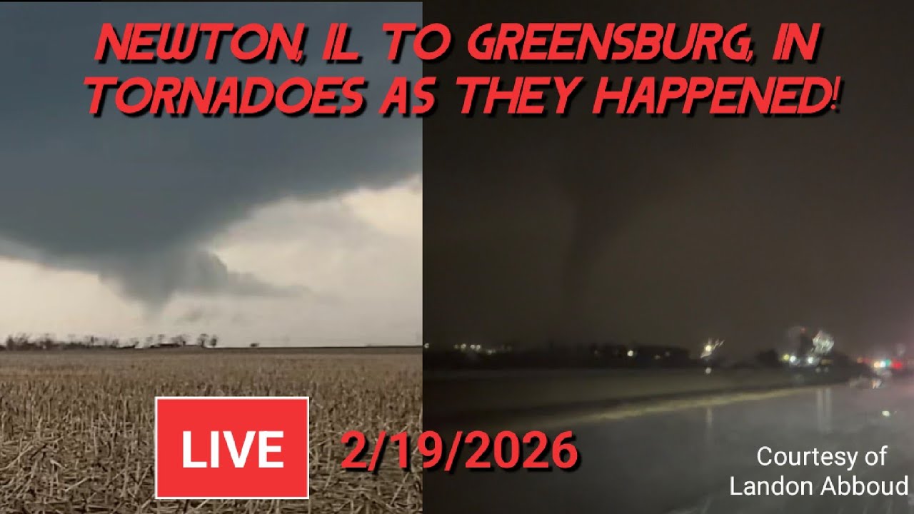 🔴STORM CHASERS LIVE🔴 Chasing an Illinois Indiana Tornado Threat!