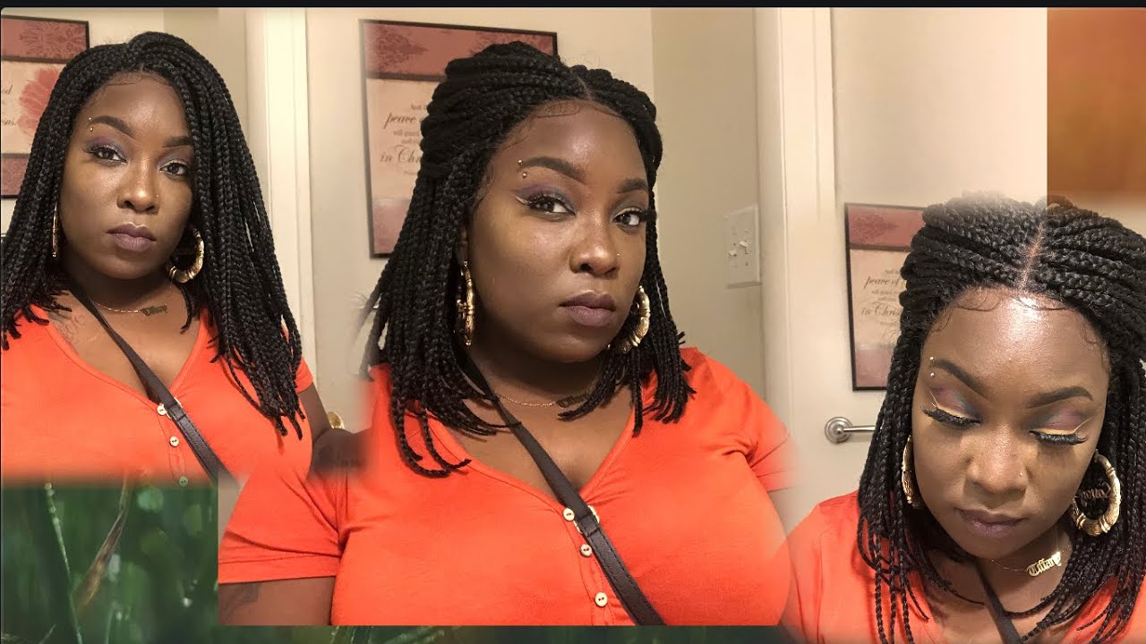 Sensational cloud 9 BOX BRAID BOB wig! Watch me SLAY!!