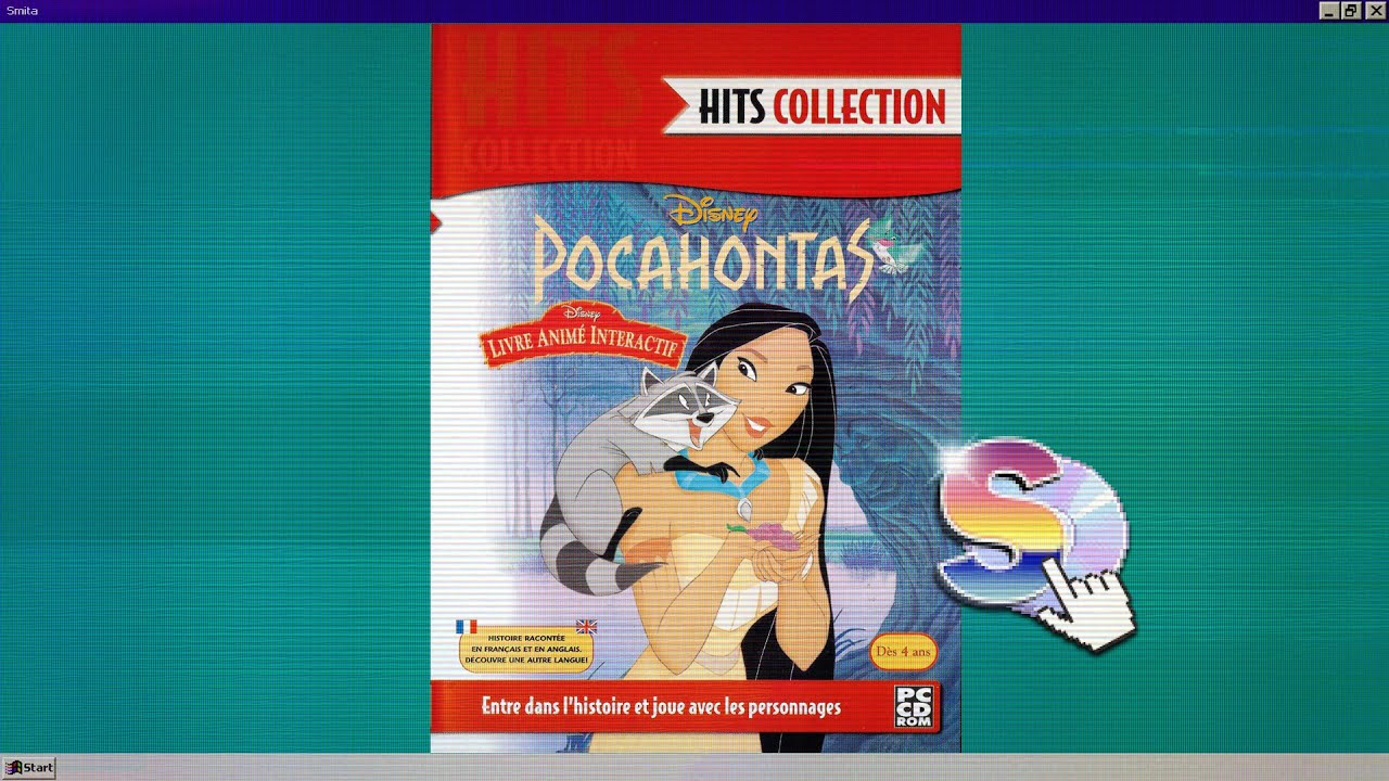 Disney Pocahontas Livre animé interactif | CD-ROM jeu pc complet