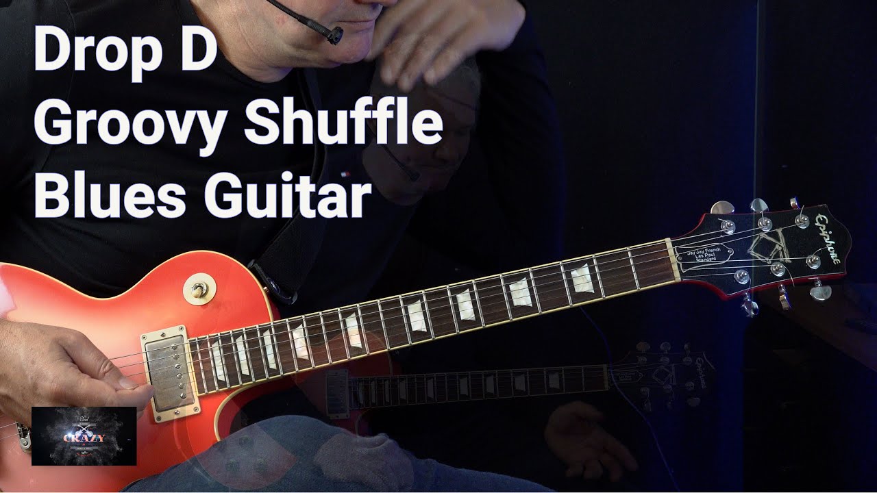 Drop D Groovy Shuffle Blues Guitar