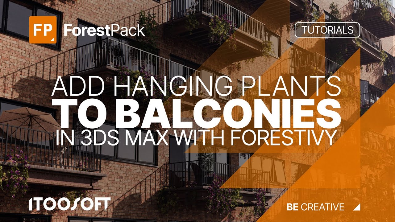 Как добавить сотни свисающих растений в ваши сцены в 3ds Max с помощью ForestPack