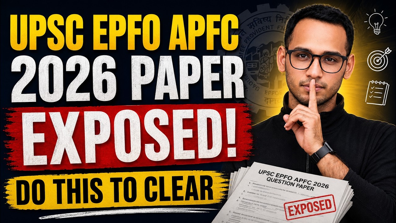 UPSC EPFO APFC 2026: 10 Years PYQ Analysis | Exam Pattern EXPOSED + Complete Strategy