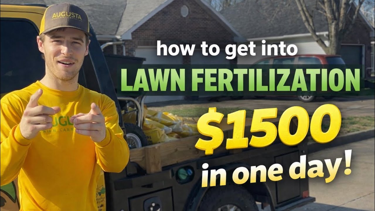 How To Start Lawn Fertilization ($1,500 Days)