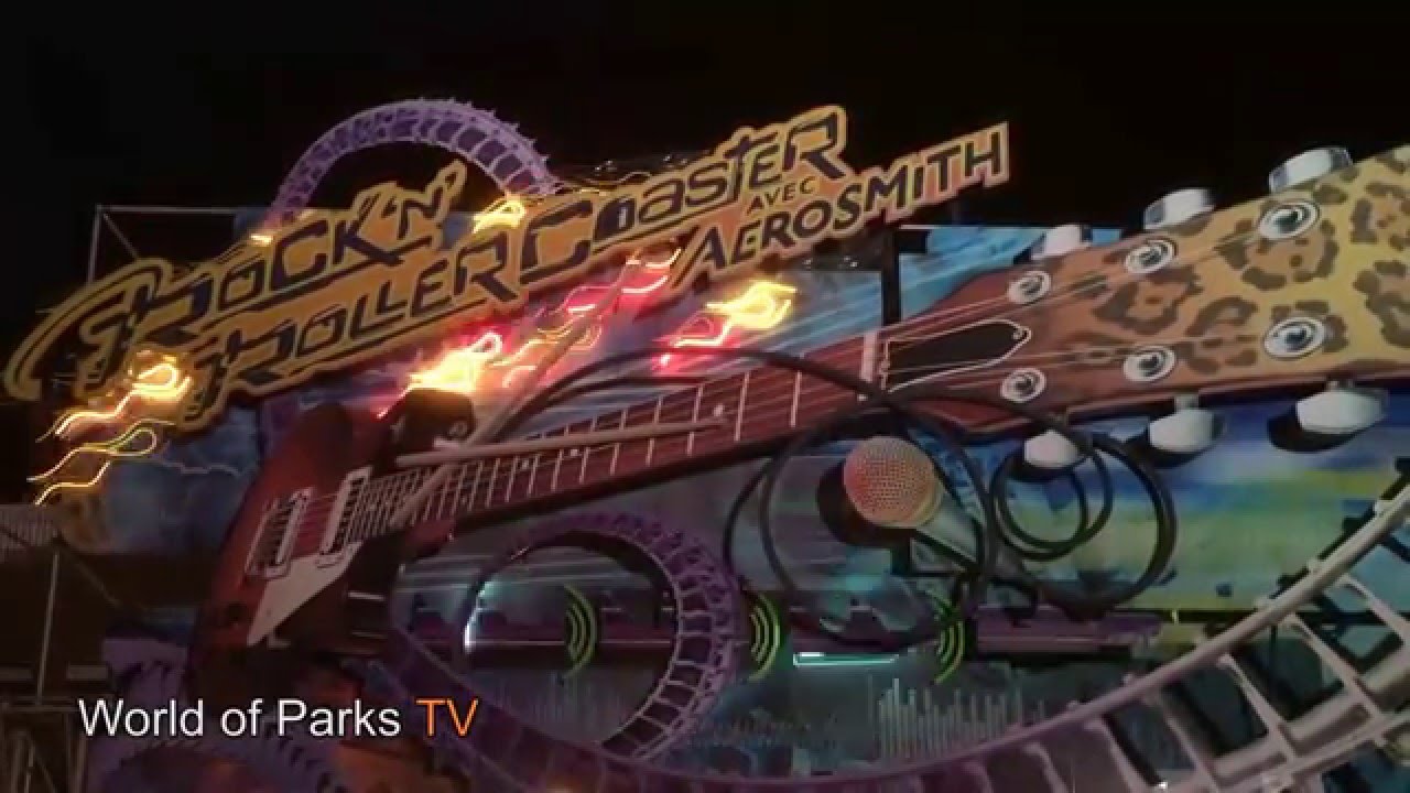 Rock N Roller Coaster Front Seat POV OnRide - Walt Disney Studios Park Disneyland Paris France