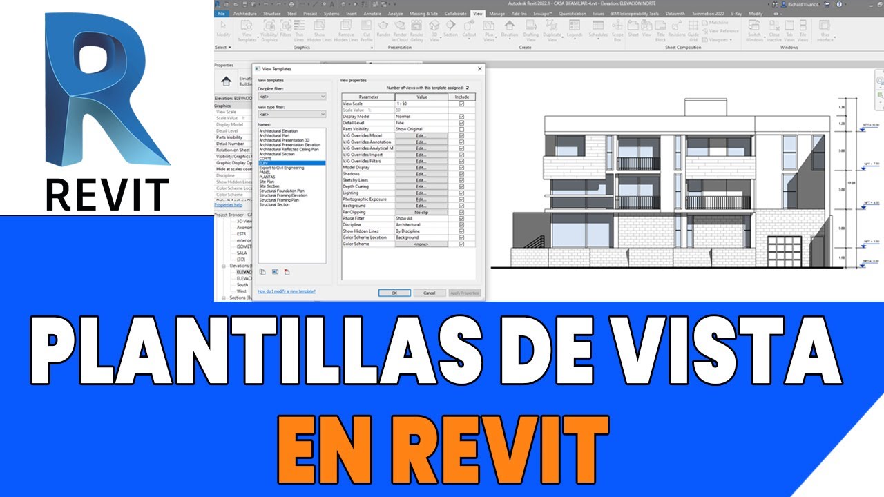 COMO CREAR PLANTILLAS DE VISTA EN #REVIT - NIVEL PRO!!!!