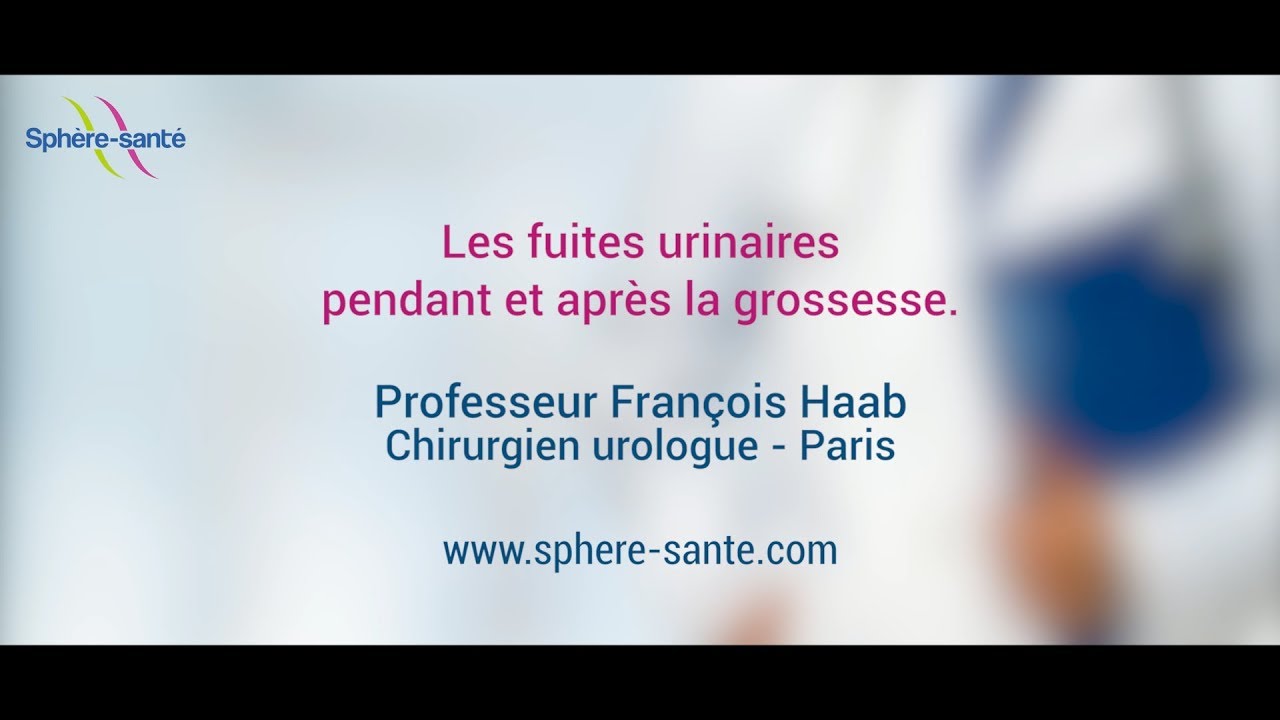 Les fuites urinaires pendant et apr&egrave;s la grossesse