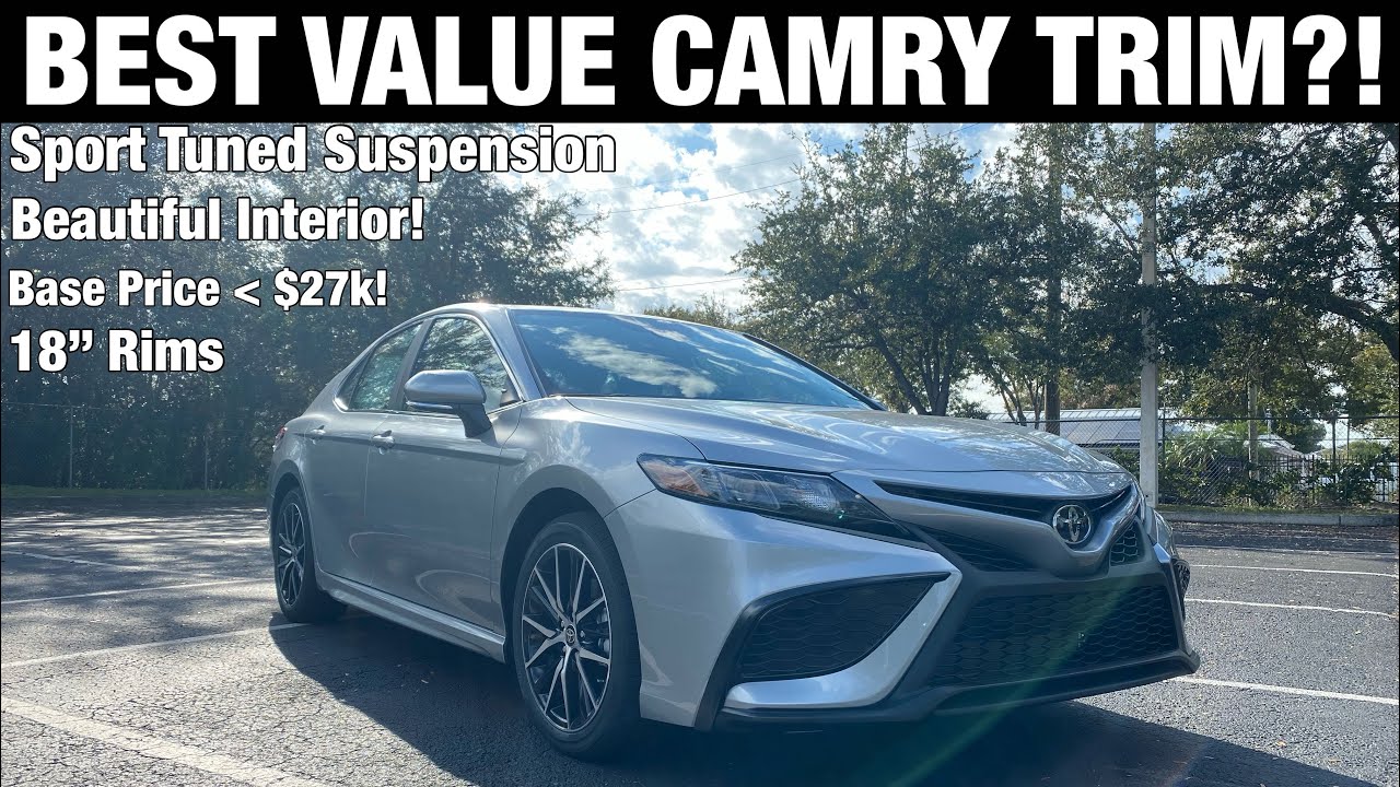 Toyota Camry SE 2022 года: ТЕСТ-ДРАЙВ + ПОЛНЫЙ ОБЗОР
