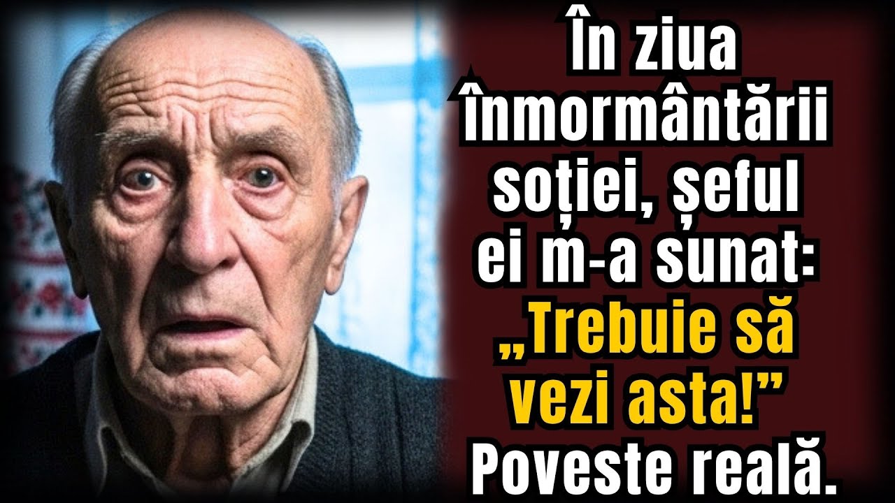 În ziua înmormântării soției, șeful ei m-a sunat: „Trebuie să vezi asta!” Poveste reală
