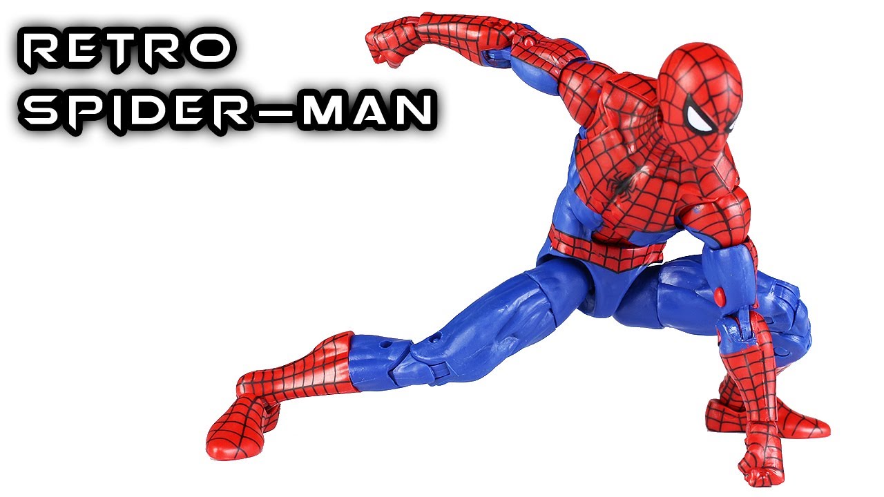 Marvel Legends SPIDER-MAN RETRO Wave Action Figure Review