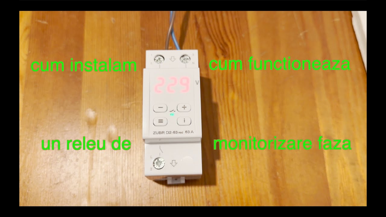 Ce este si cum instalam un releu de monitorizare tensiune