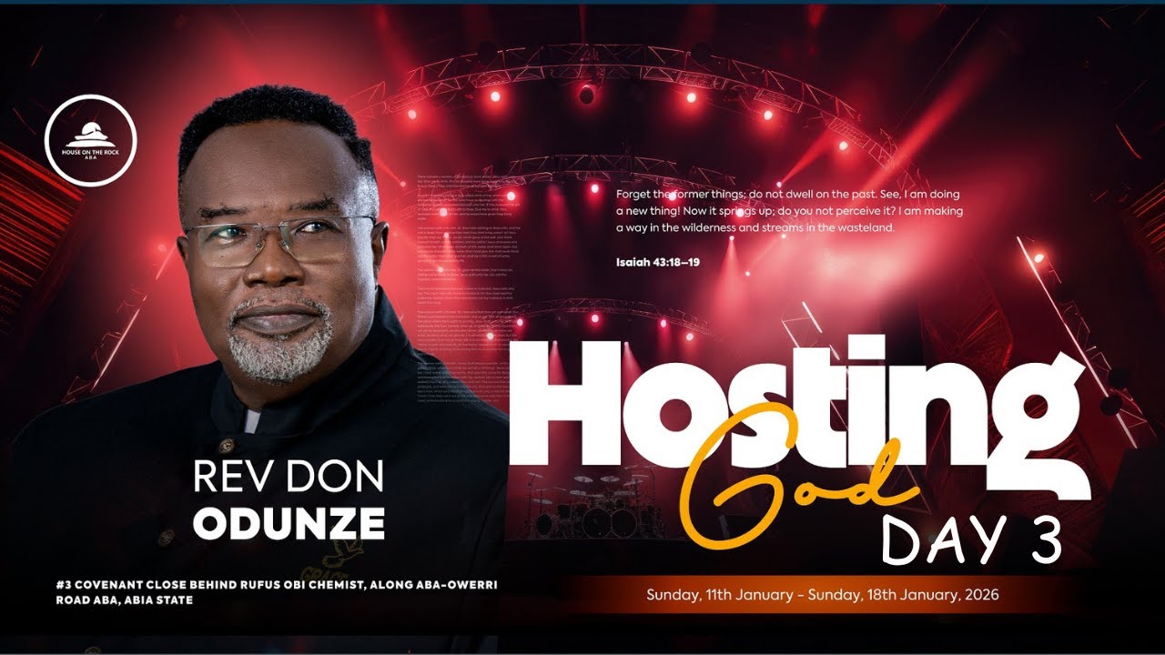 WETIN YOU CARRY | HOSTING GOD PRAYER CONFERENCE - DAY 3 | REV. DON ODUNZE