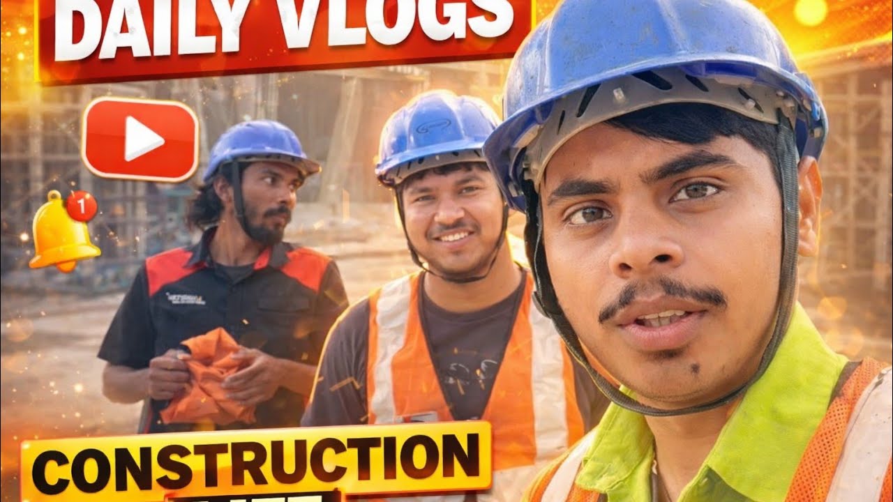 Cuntruction life //🤔🤔यहां पर काम कैसे होता है @sultanpuriyasuperhitcomedy 