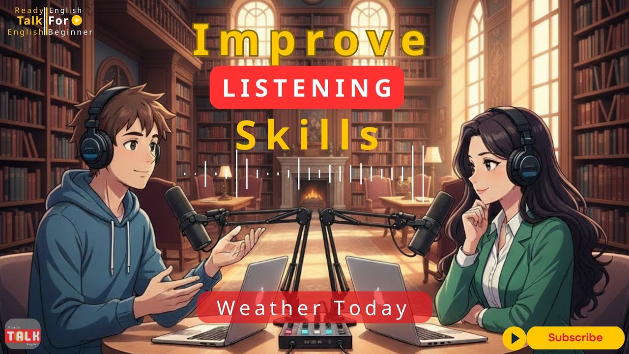 Improve Listening Skills | Talking About Weather Today in English | Conversation for Beginners
