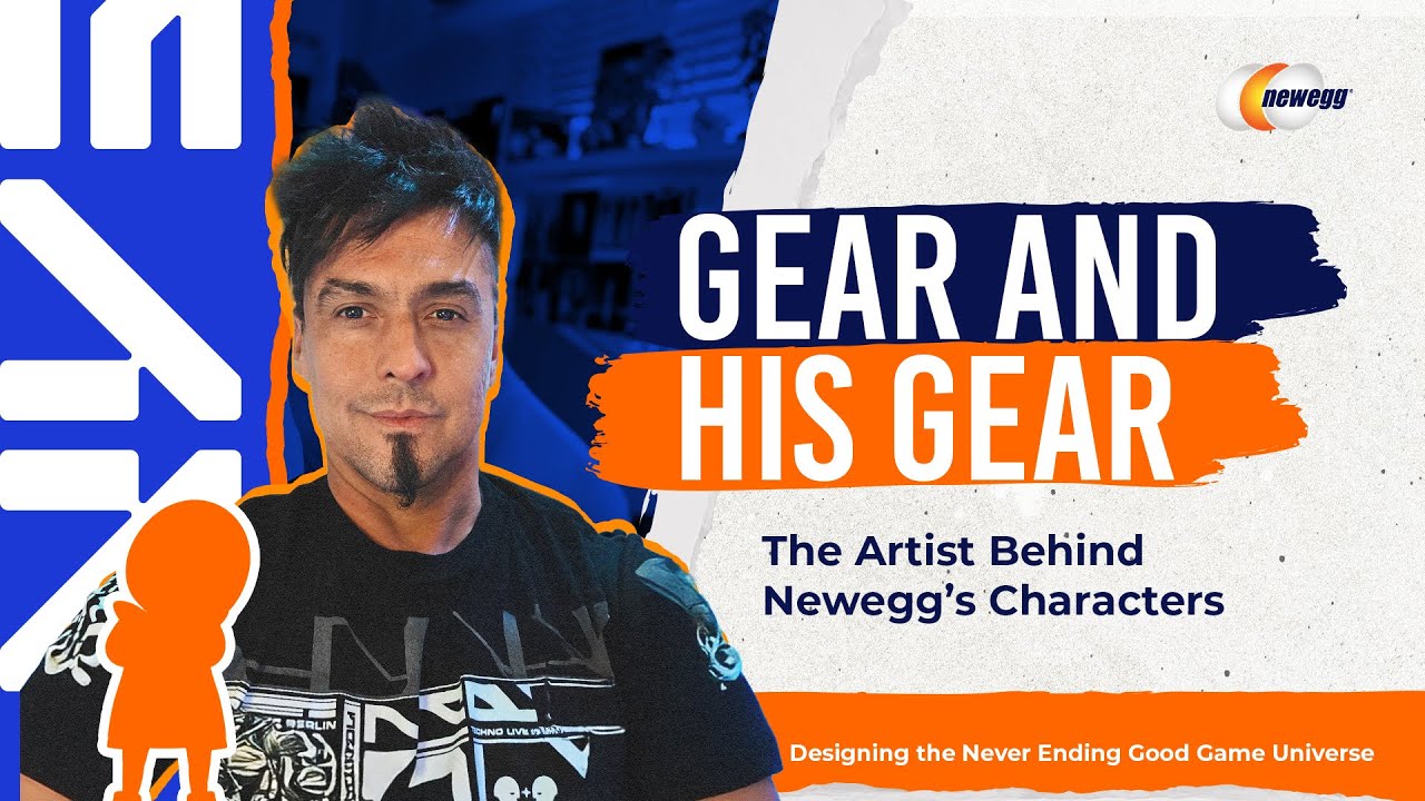 Gear and His Gear: Художник, создавший персонажей Newegg