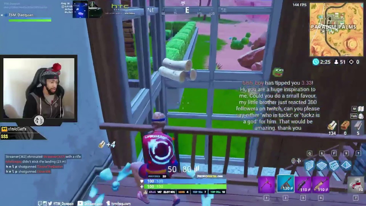 TSM_Daquan kills Ninja and curses at him!