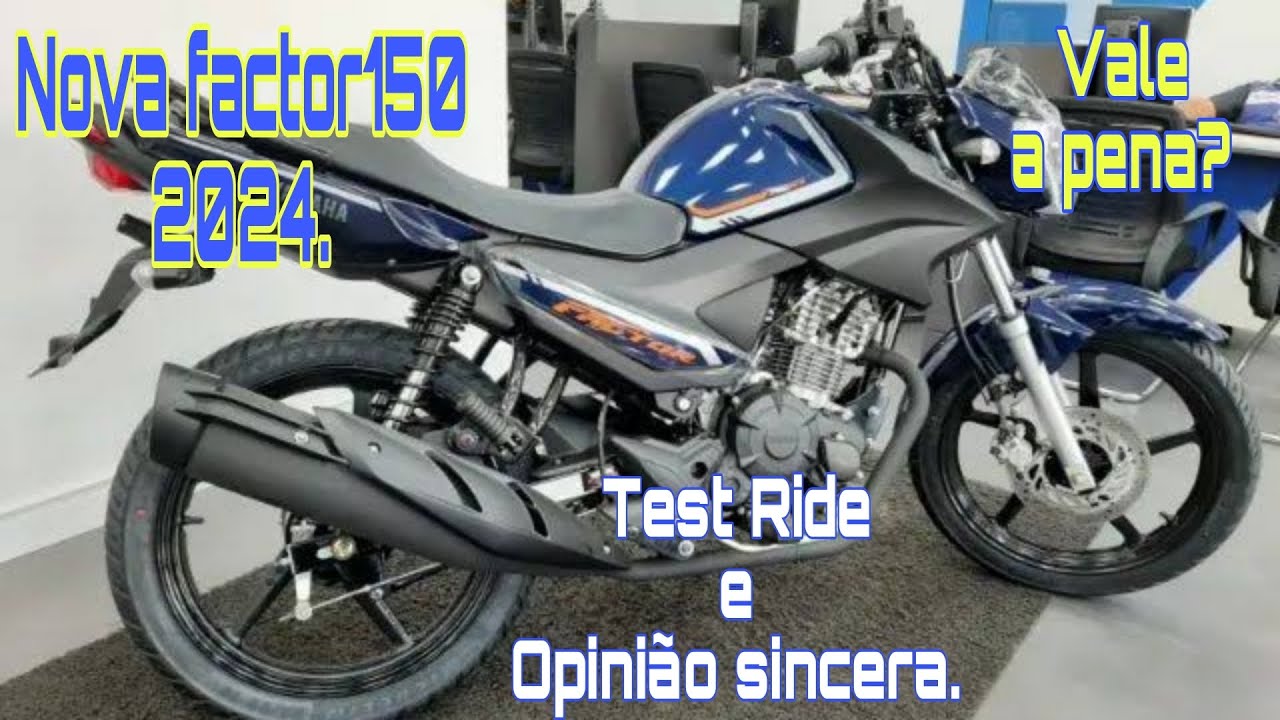 Test Ride na Yamaha YBR Factor 150 2024/ Opini&atilde;o sincera/ Valor/ Vale a pena?
