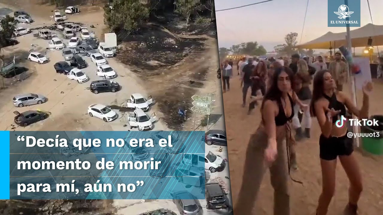 Joven narra cómo fue el festival en Israel que se convirtió en la tumba de 260 personas