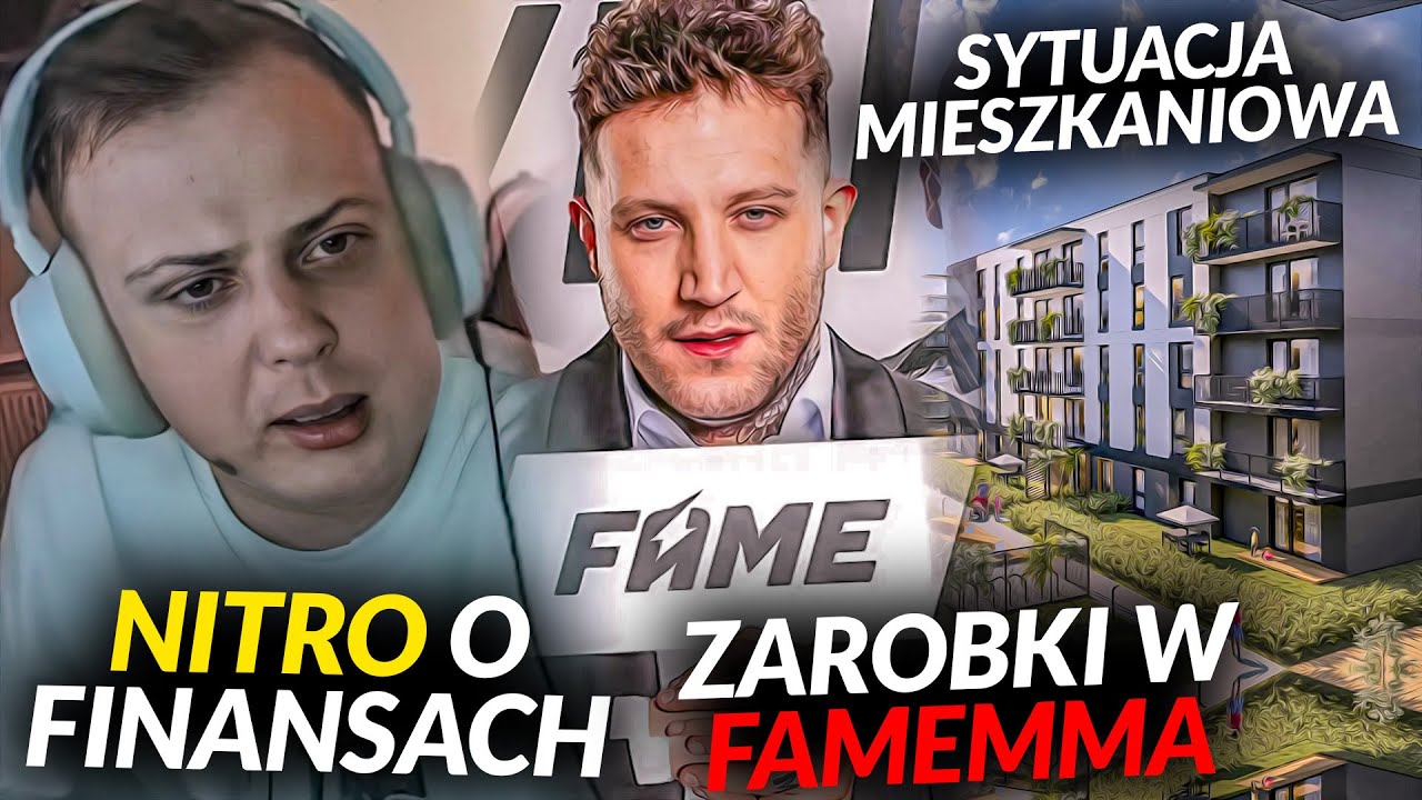 NITRO O FINANSACH, ZAROBKI W FAMEMMA, SYTUACJA MIESZKANIOWA