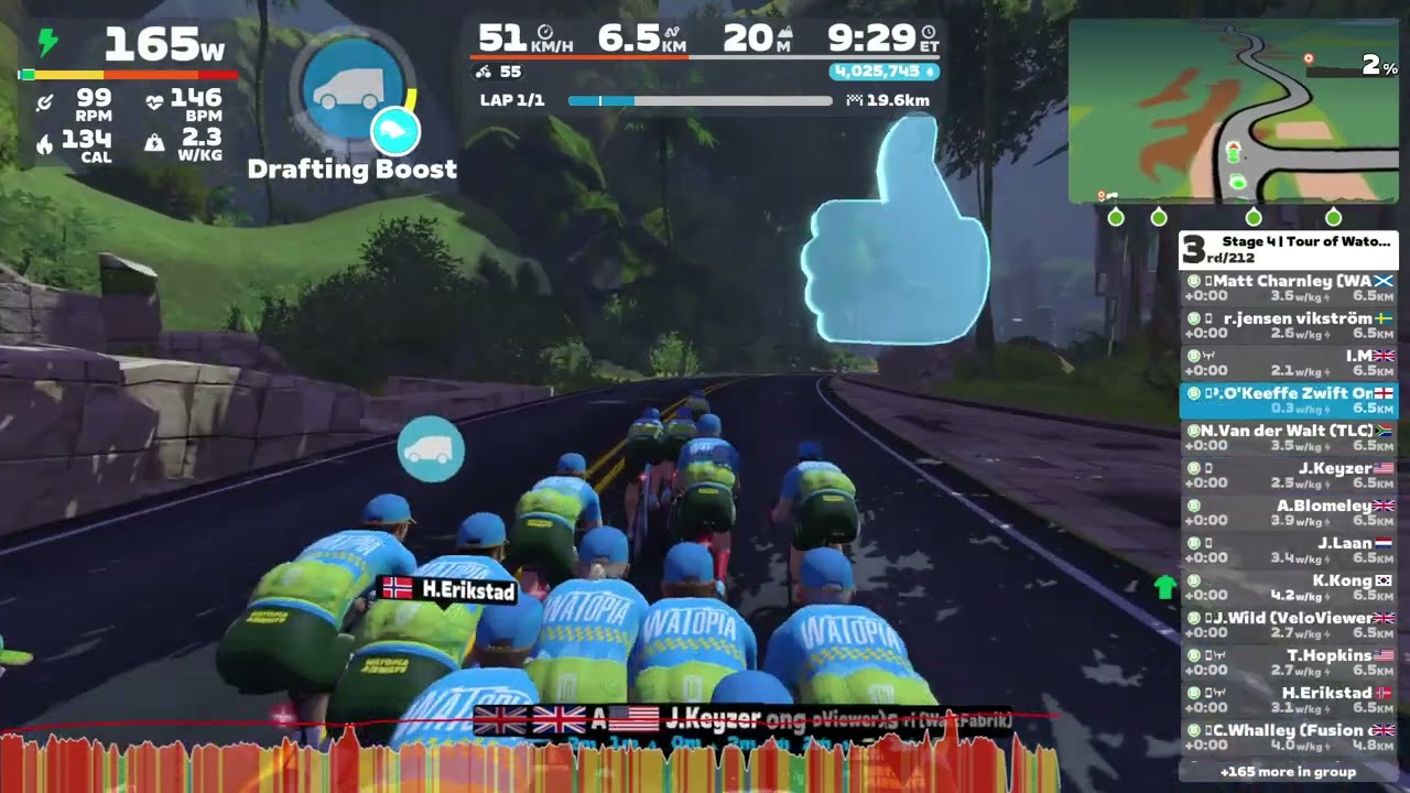 Zwift - Group Ride: Standard | Stage 4 | Tour of Watopia Ride on Mayan 8 in Watopia • Nov 10, 2024