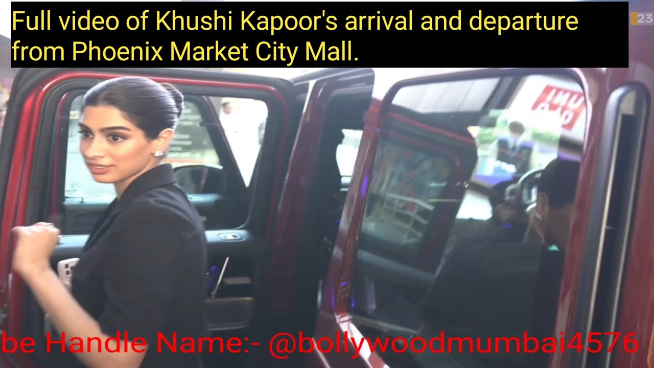 KHUSHI KAPOOR I PHOENIX MARKET CITY MALL.
