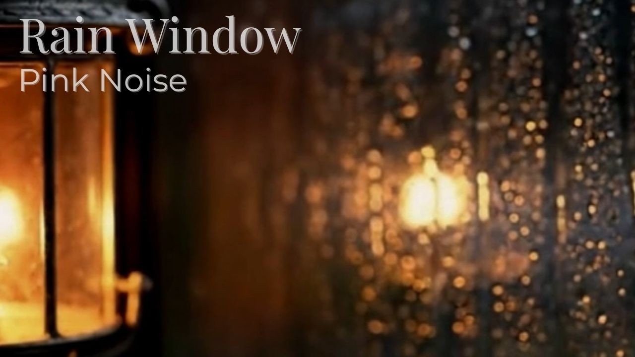 #144 Gentle Rain Under Lantern Light | Rain Sounds for Sleep | Pink Noise | 3 Hours