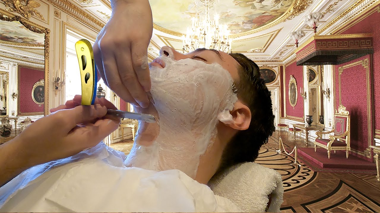 The “Royal Shave” at England’s Fanciest Barbershop