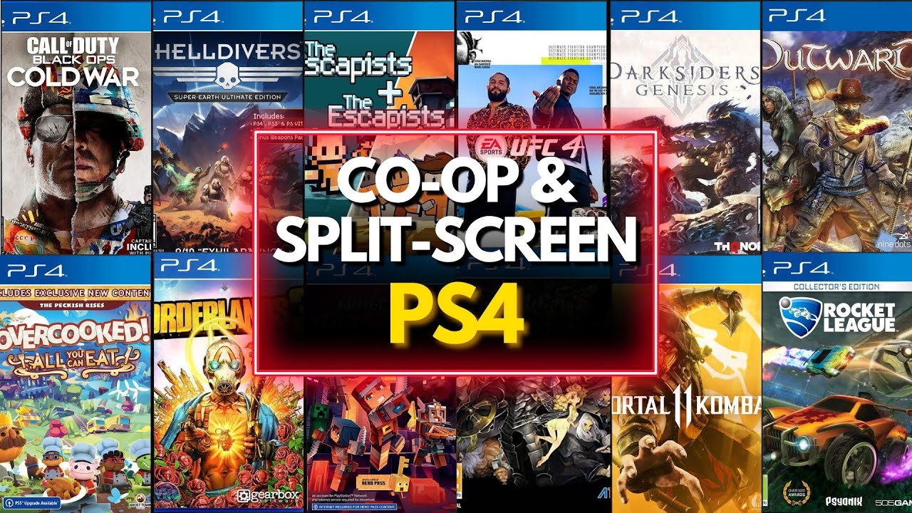 Top 60 Best Local Co-Op & Split-Screen Games on PS4 to Play with Friends
